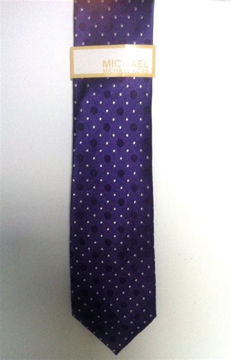 michael michael kors tie purple and black dot pattern|Michael Kors Purple Tie Ties for Men for sale .